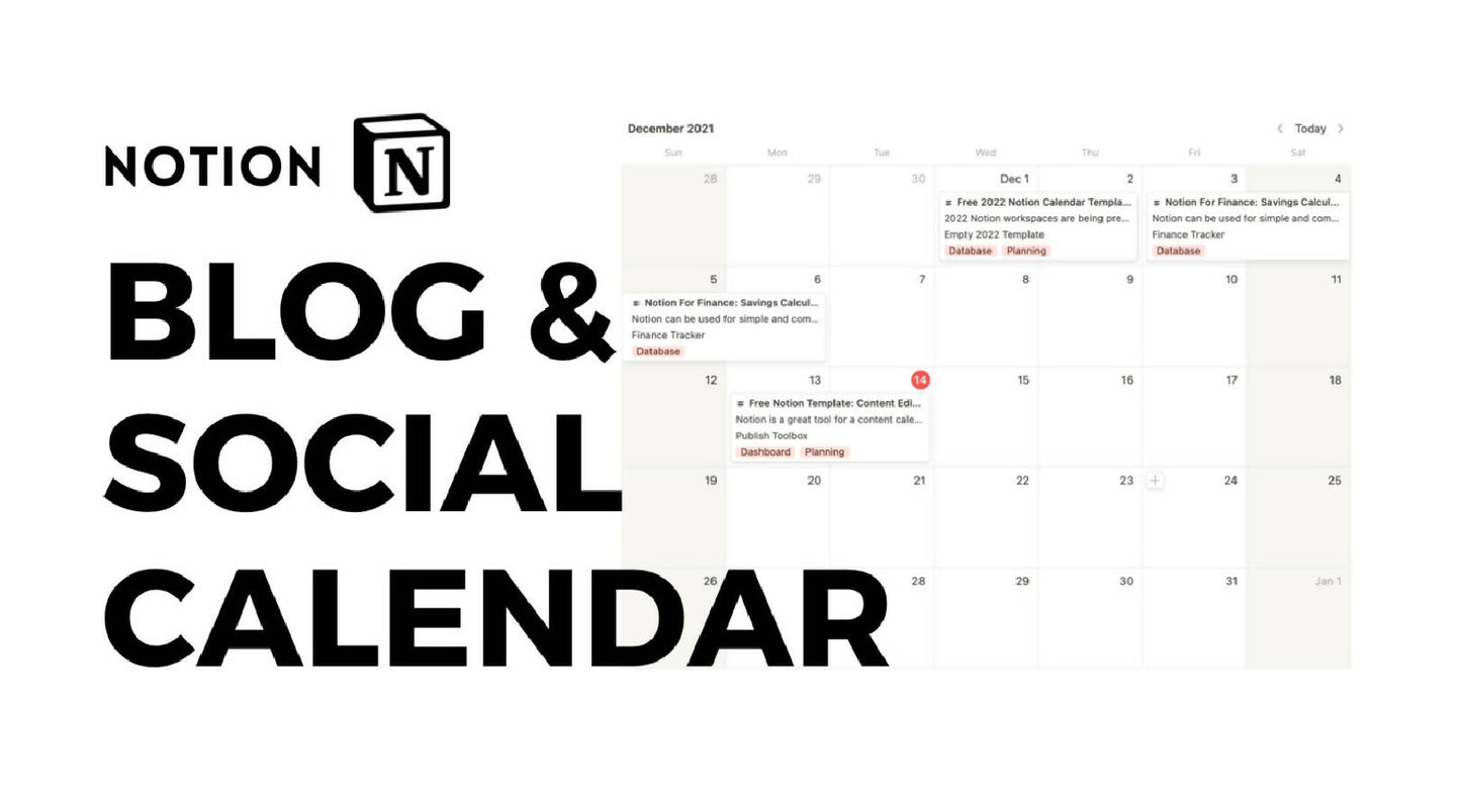 Notion's Social Media Content Calendar | The Holy Grail of Social Media Management