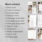 27 Page Editable Recipe Cookbook E-Book Template