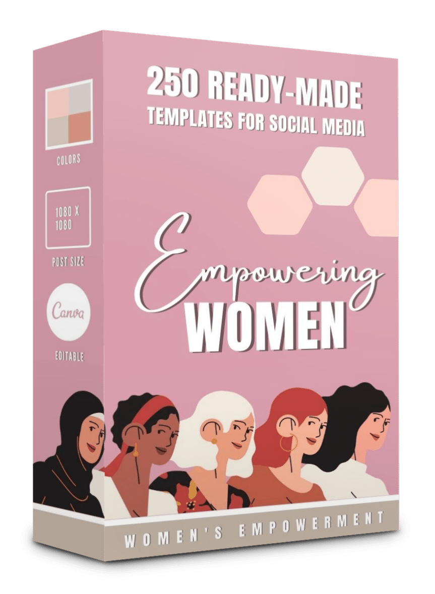 250 Empowering Women Templates Bundle Vol. 2 For Social Media