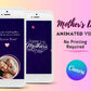 Mothers Day Video Card Canva Template