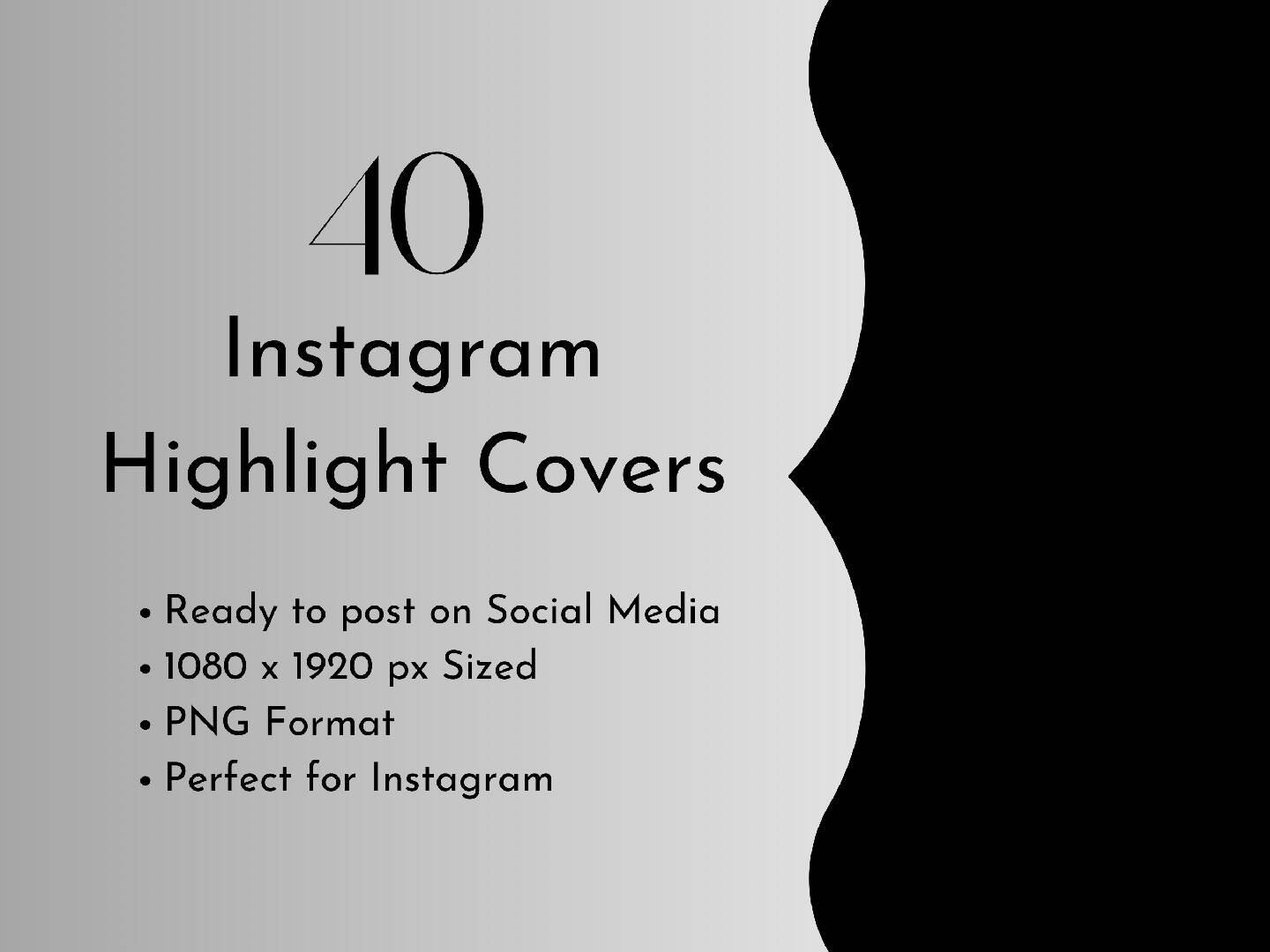 40+ Black Instagram Highlight Covers