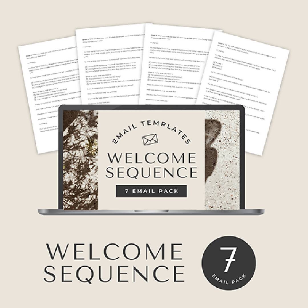 Welcome Email Template Sequence
