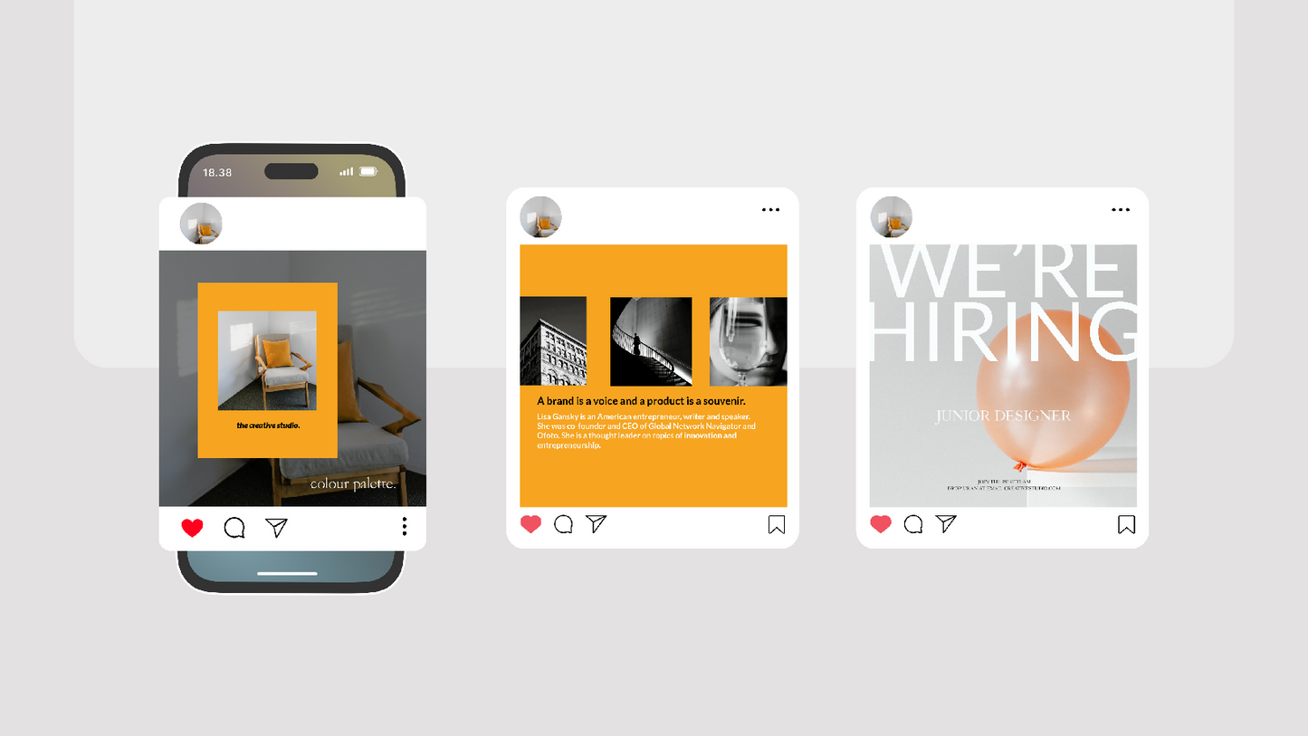 Creative Industry Template for Instagram - Editable with Canva