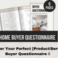 Buyer and seller Questionnaire