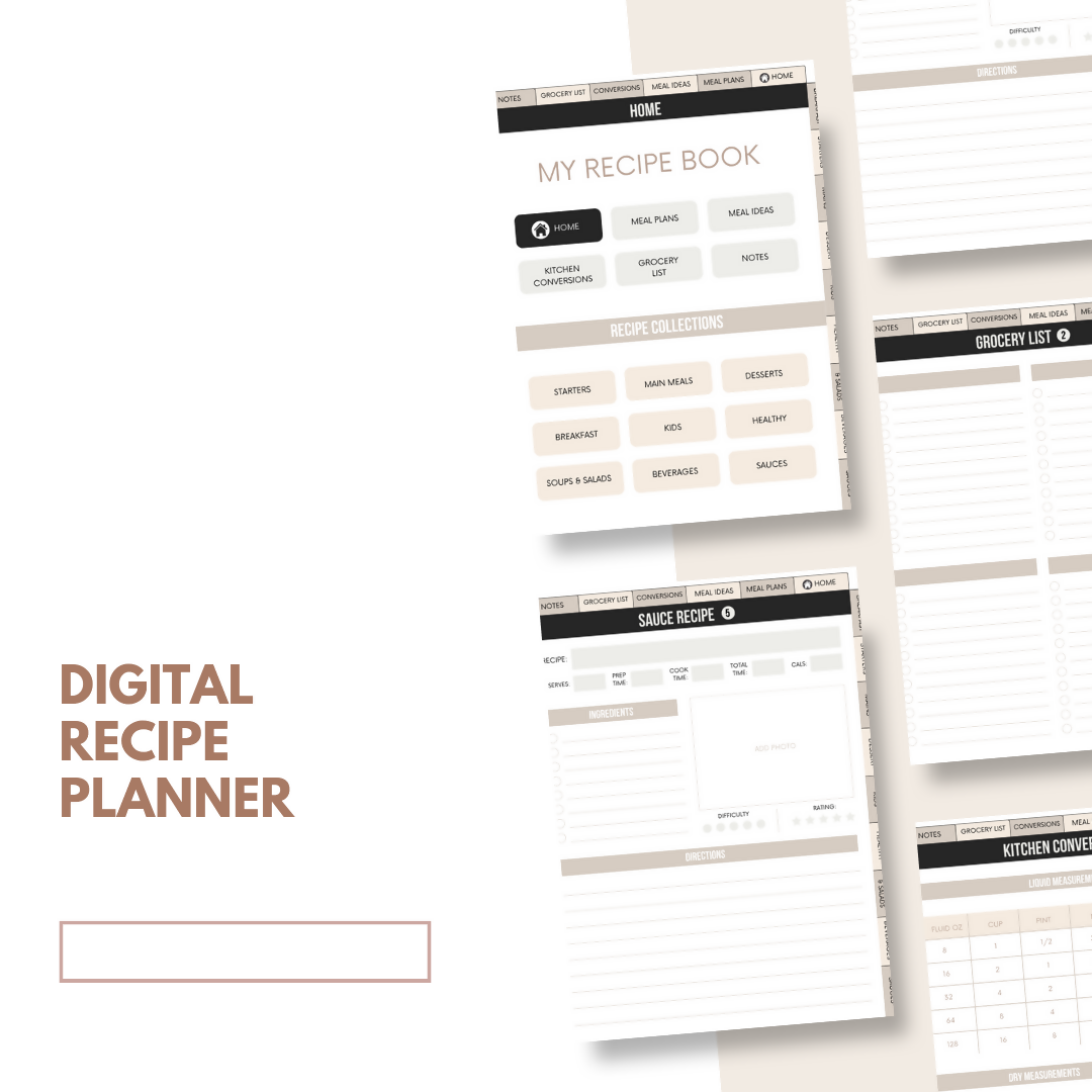 Digital Recipe Planner