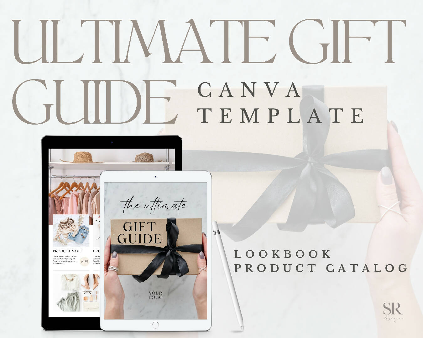 Ultimate Look Book Product Catalog | Shopping Guide | Gift Guide Canva Template | Home Decor Style or Fashion Guide