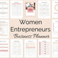 Women Entrepreneur Business Planner