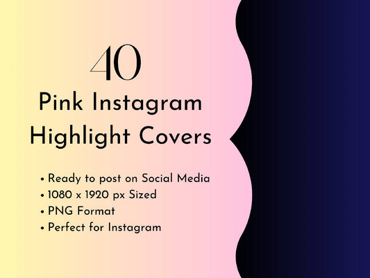40+ Pink Instagram Highlight Covers