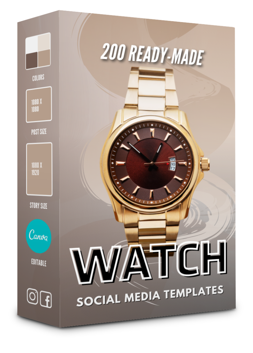 200 Watch Templates for Social Media - 90% OFF