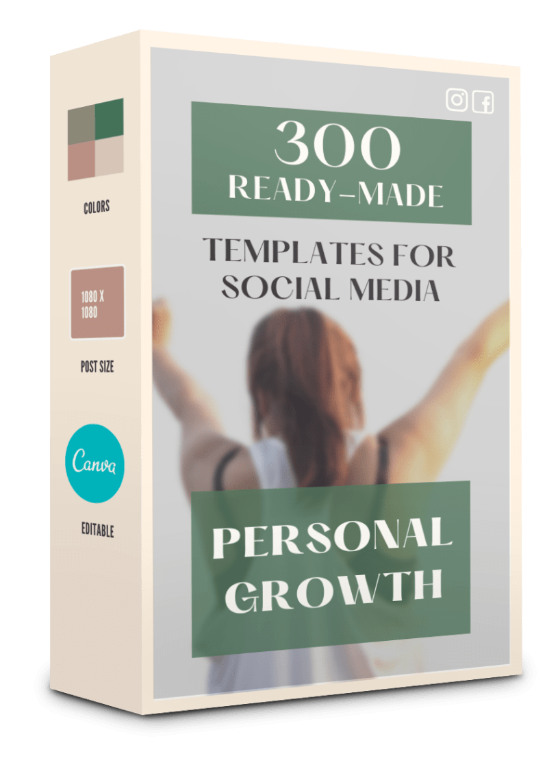 300 Personal Growth Templates -90% OFF