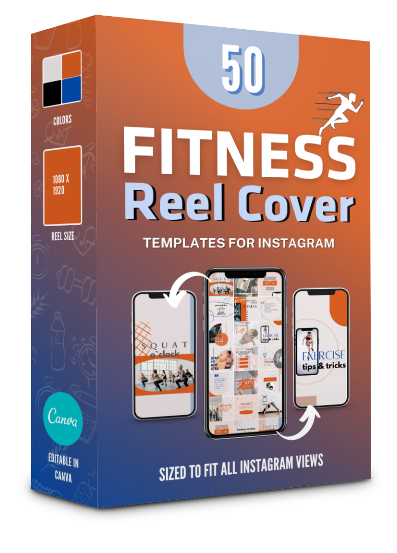 50 Fitness Instagram Reel Cover Templates for Social Media
