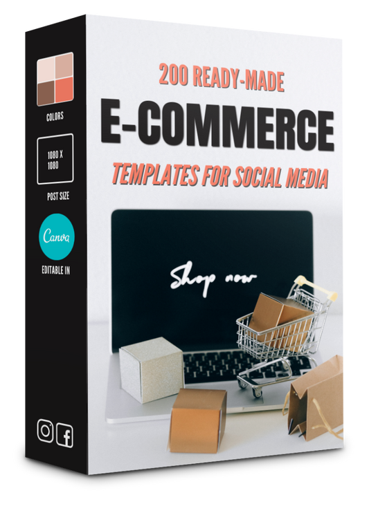 200 E-commerce Templates for Social Media - 90% OFF