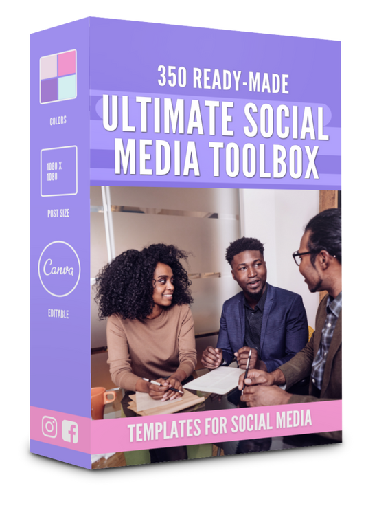 350 Ultimate Social Media Toolbox Templates - 50% OFF