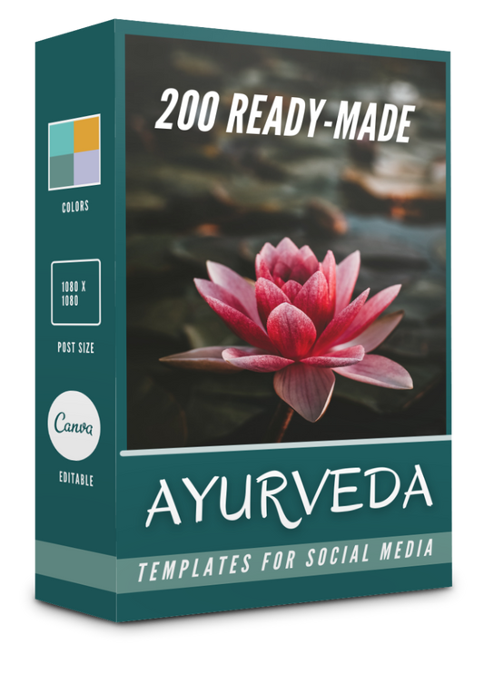 200 Ayurveda Templates for Social Media - 90% OFF
