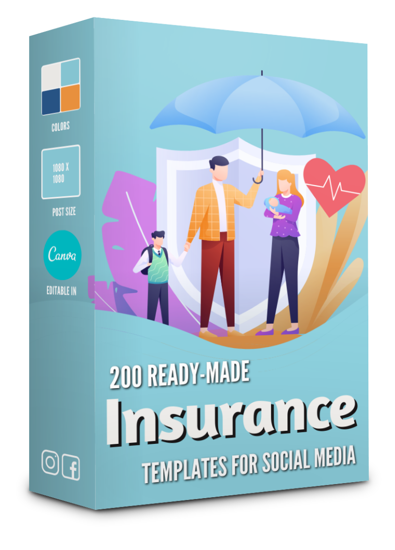 200 Insurance Templates for Social Media - 90% OFF