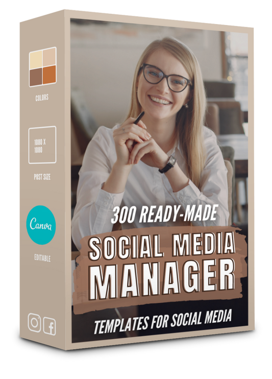 300 Social Media Manager Templates - 90% OFF TODAY