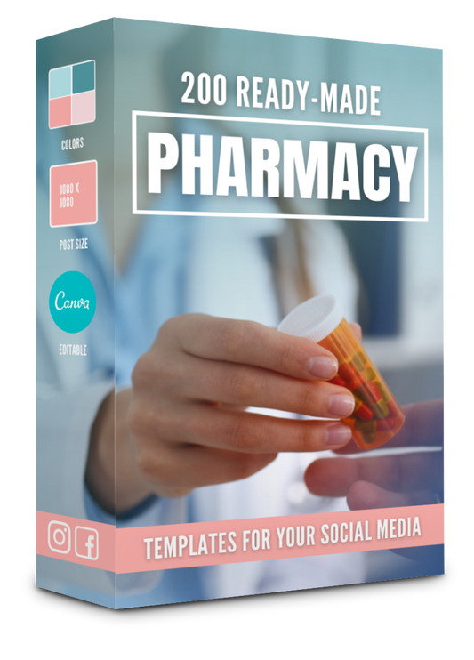 200 Pharmacy Templates for Social Media - 90% OFF