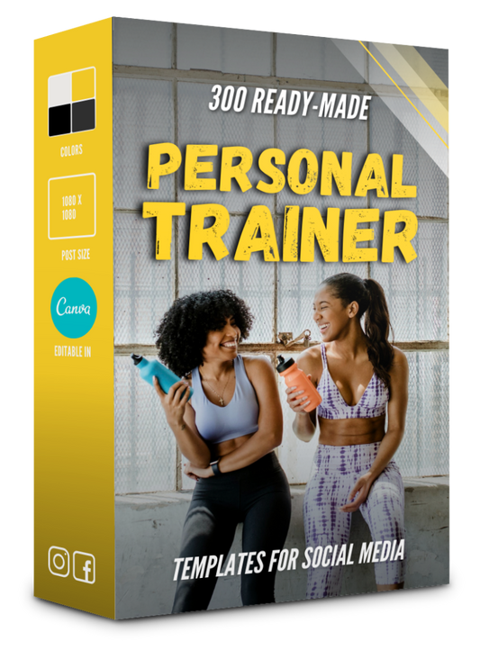 300 Personal Trainer Templates for Social Media - 90% OFF