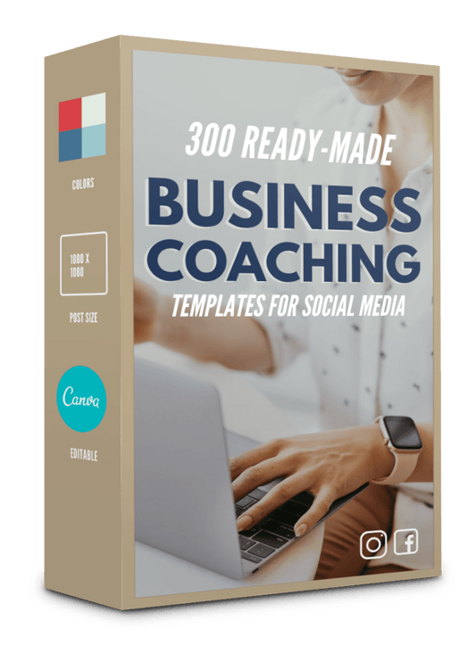 300 Business Coaching Templates for Social Media - 90% OFF TODAY
