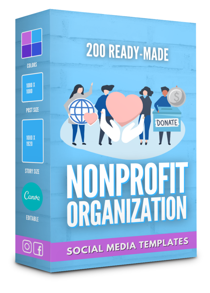 200 Nonprofit Organization Templates for Social Media - 50% OFF