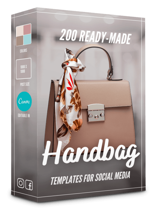 200 Handbag Templates for Social Media - 90% OFF