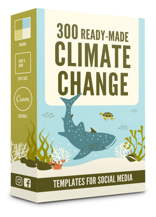 300 Climate Change Templates for Social Media - 90% OFF