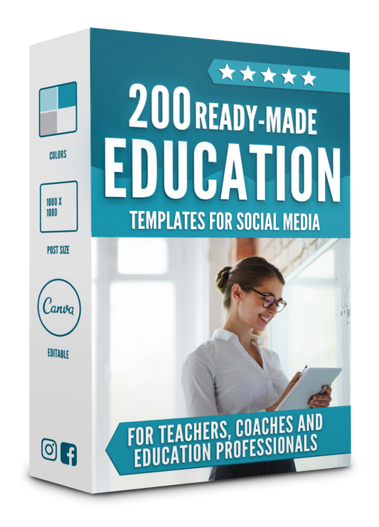 200 Education Templates for Social Media - 90% OFF