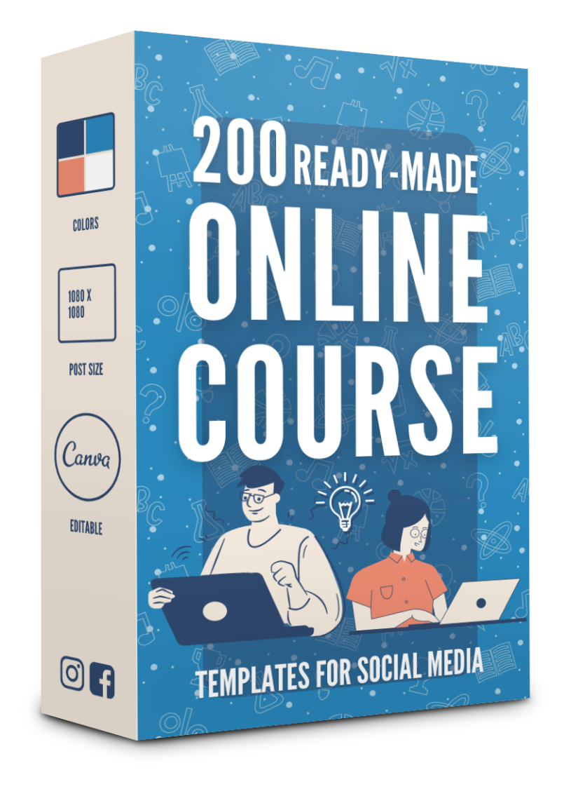 200 Online Course Templates Bundle For Social Media - 90% OFF