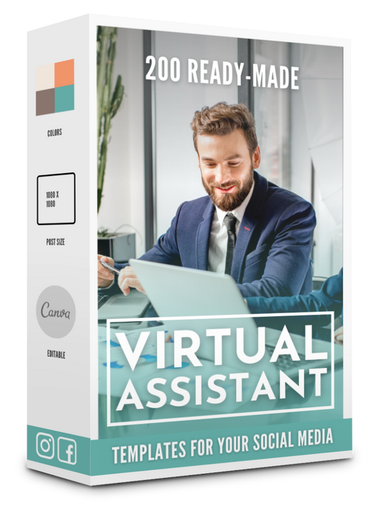 200 Virtual Assistant Templates for Social Media - 90% OFF