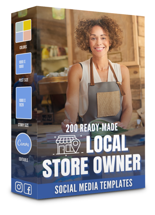 200 Local Store Owner Templates for Social Media - 90% OFF