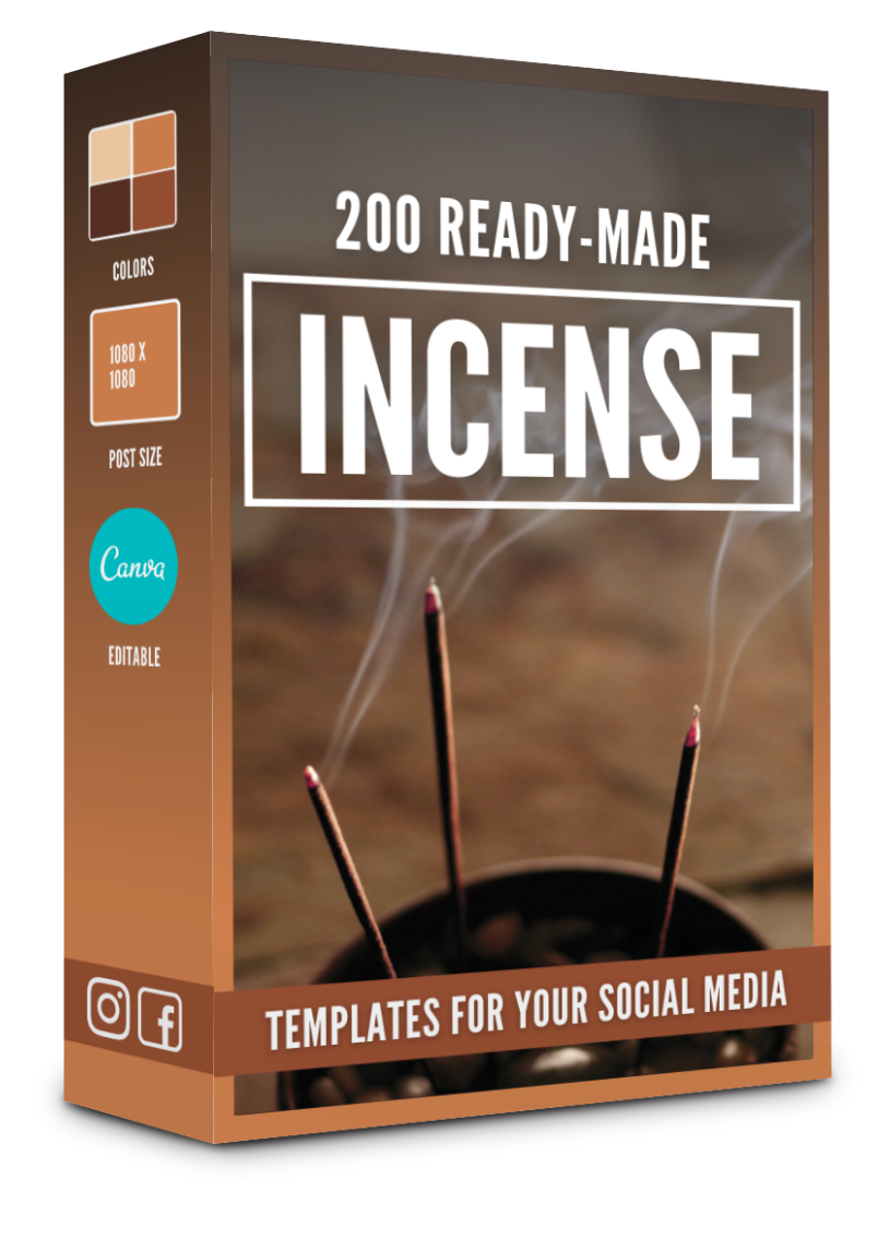 200 Incense Templates for Social Media - 90% OFF