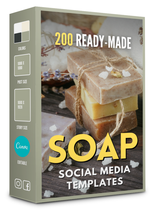 200 Soap Templates for Social Media - 90% OFF