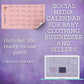 Social Media Calendar for Baby Clothing Businesses and Sellers