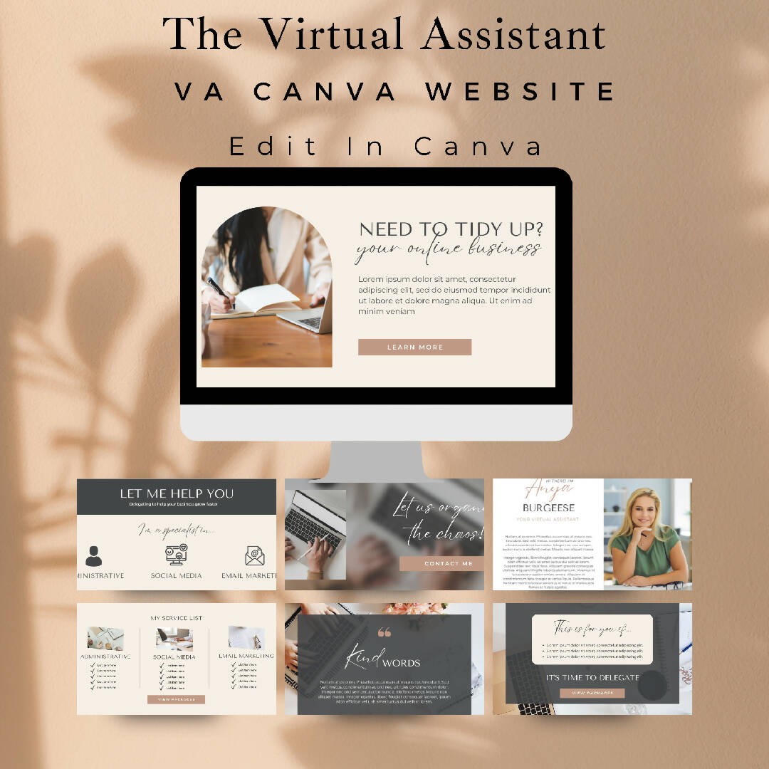 Virtual Assistant Canva Website