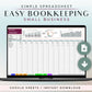 Super Simple Small Business Bookkeeping Spreadsheet Template, Monthly Budget Spreadsheets for Google Sheets, Budget Template, Budget Sheet,
