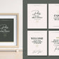 Airbnb Welcome signs templates, Canva template
