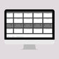 Real Estate Social Media Weekly Content Google Sheets Calendar & Planner
