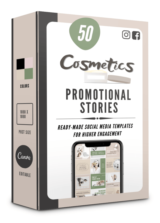 50 Promotion and Sales Templates for Cosmetics - 90% OFF