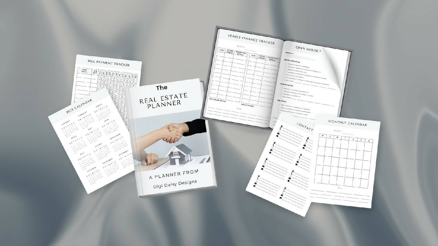 Streamline Your Real Estate Business with the Ultimate Digital Planner | Real Estate Planner
