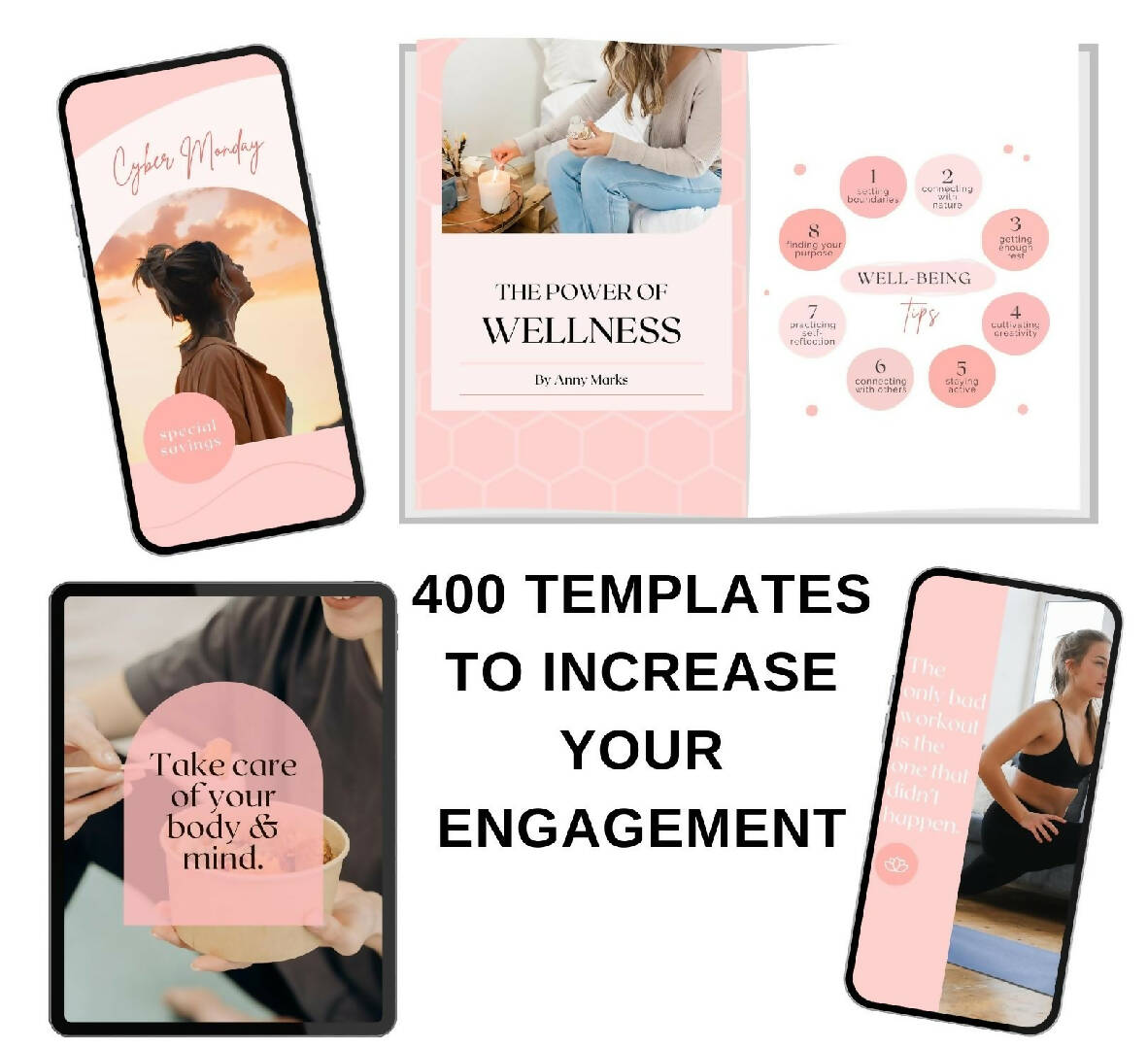 400 Wellness Template Boundle