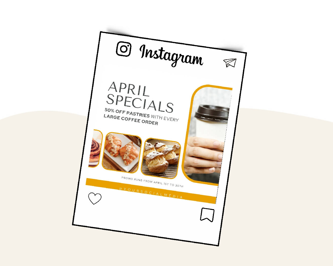 Coffee Instagram Templates, Cafe Social Media Posts, Canva Templates For Restaurants, Coffee Shop Marketing, Coffee Lover IG Posts, Modern