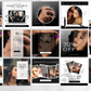 50 Black and White Elegant Editable Beauty Canva Templates for Social Media
