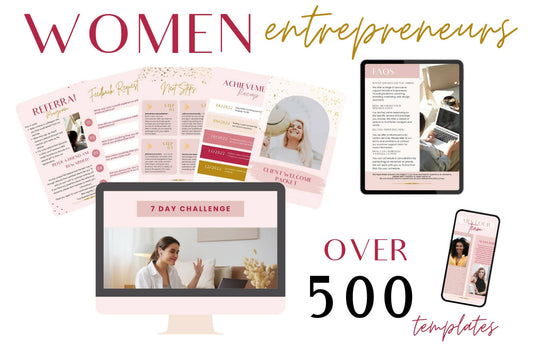 500+ Women Entrepreneurs Business Bundle