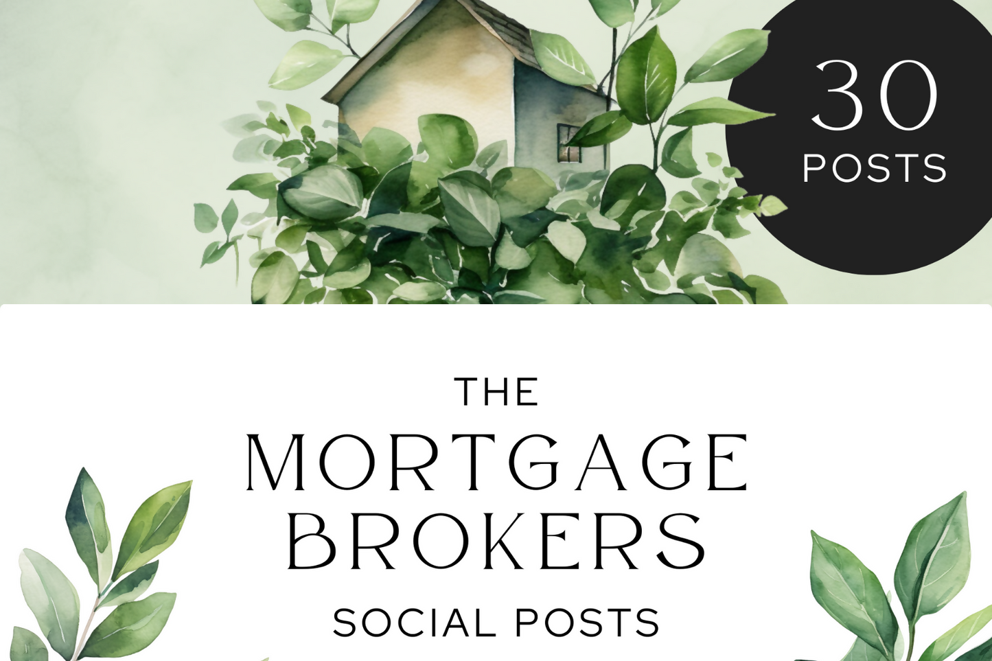 Mortgage Mastery Canva Bundle: 30 Customizable Social Media Templates for Brokers! + Free Ebook The Eco Friendly Home