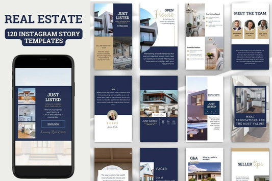 120 Real Estate Instagram Story Templates