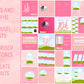 455 Canva Pink Pretty Cotton Candy Instagram Feed & Stories Templates Bubblegum