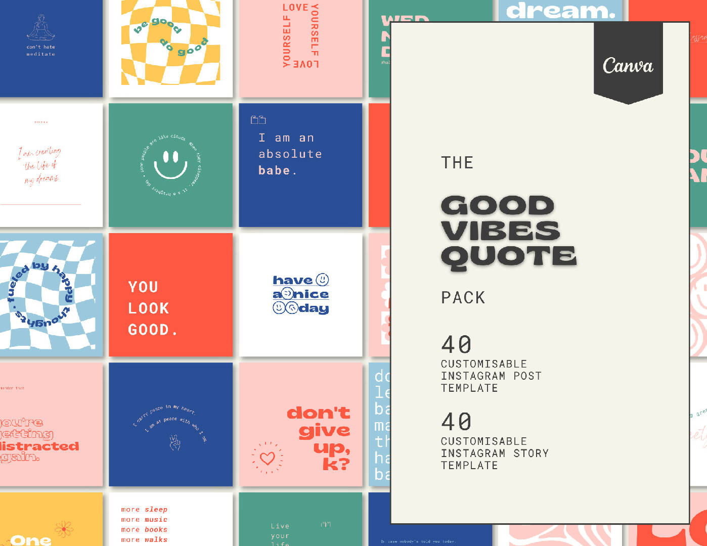 Good Vibes Quote Instagram Template