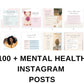 300+ Mental Health Instagram Templates