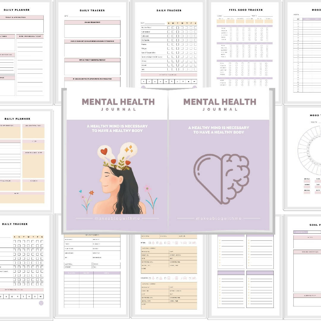 Mental Health Planner Journal