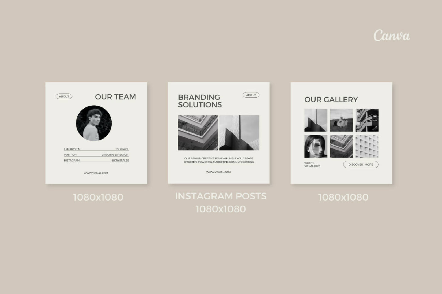 Timeless Template for Instagram - Editable with Canva